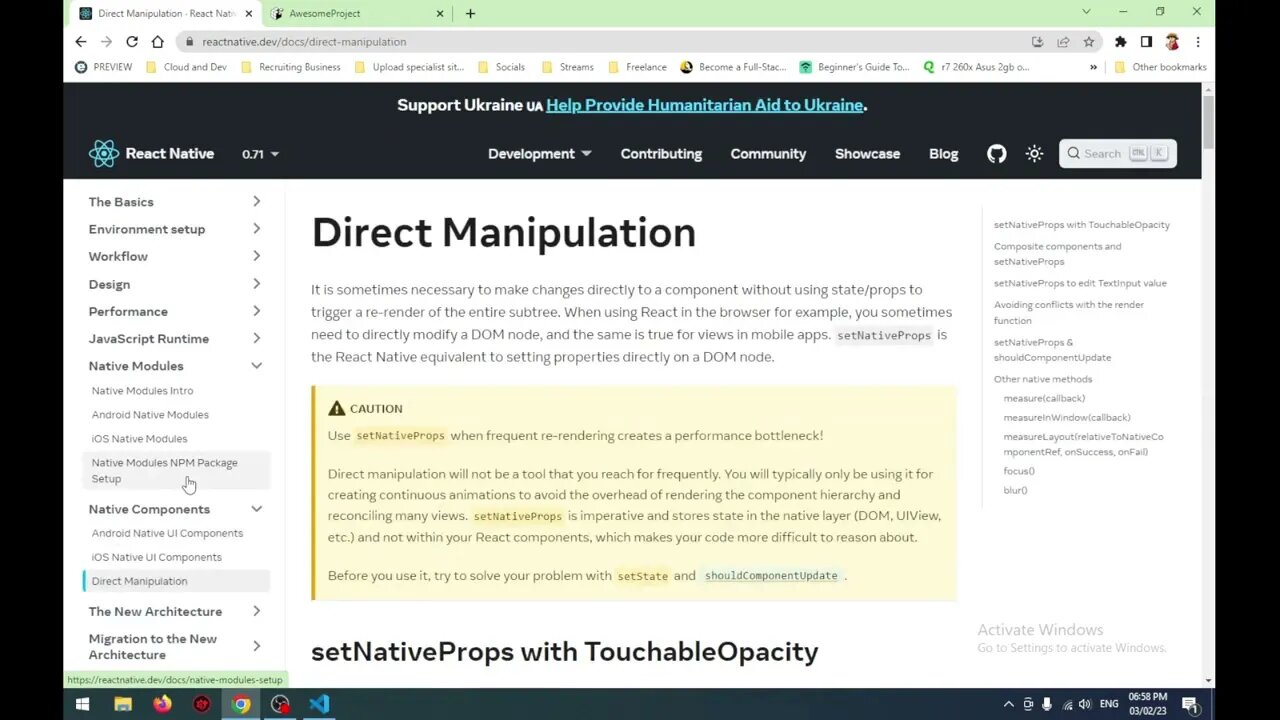 04 React Natvie dev Doc Learning Performance Debugging and Resources #reactnative #mobileapp