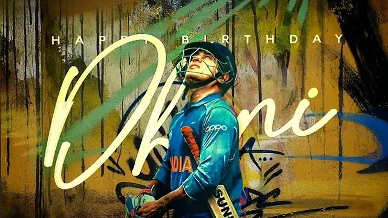 MS Dhoni Birthday Whatsapp Status 2023 | MSD Birthday Status | Happy Birthday Dhoni