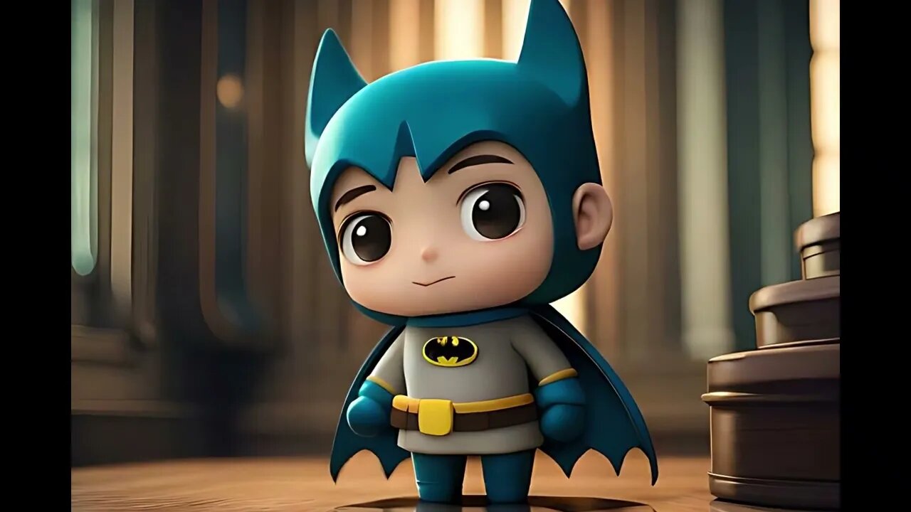 Cute and Kawaii Batman Chibi