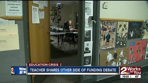 Tulsa teacher shows side of statewide education funding debate that most people don't see