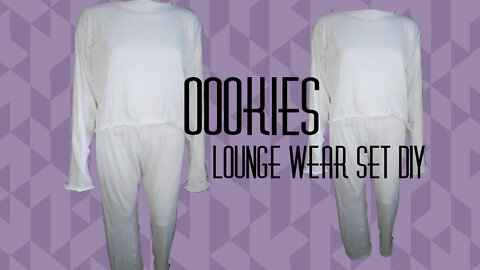 Oookies Wear Mini Sewing Series Lets Sew Lounge Wear Set