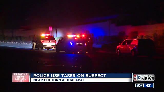 Police tase suspect near Elkhorn, Hualapai