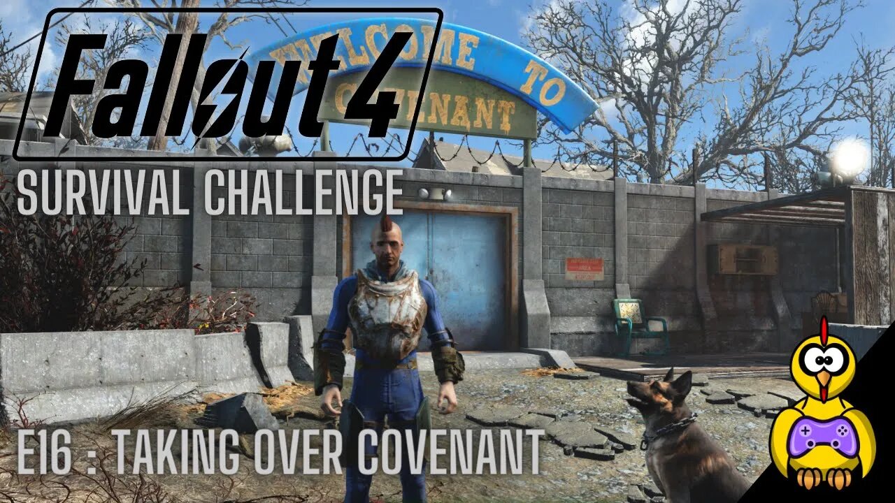 Fallout 4 Survival Challenge | Taking Over Covenant | Ep 16