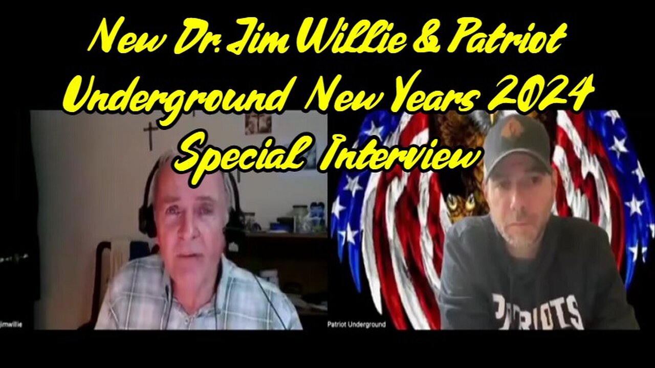 New Dr. Jim Willie & Patriot Underground New Years 2024 Special Interview!