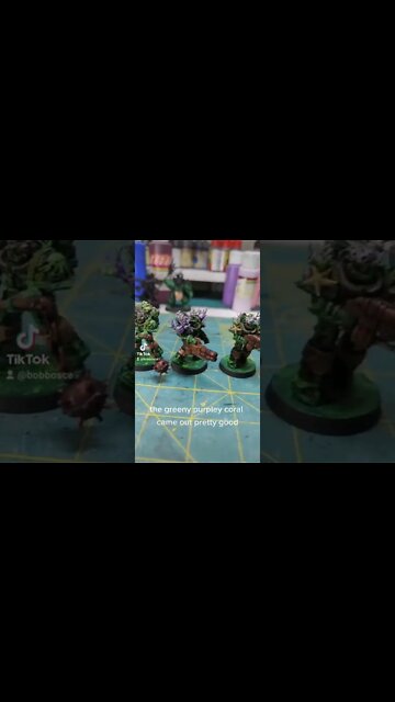 Plague Marines done! #warhammer #miniaturepainting #3dprinting #deathguard