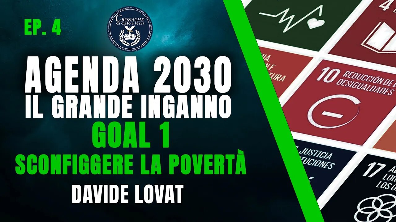 GOAL 1: SCONFIGGERE LA POVERTÀ - AGENDA 2030 - DAVIDE LOVAT