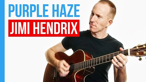 Purple Haze ★ Jimi Hendrix ★ [Chords] Guitar Lesson Acoustic Tutorial [with PDF]