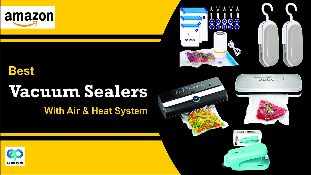 5 Best Vacuum Air & Heat Sealers For Food Storage | Amazon Products | Smart Kitchen Gadgets