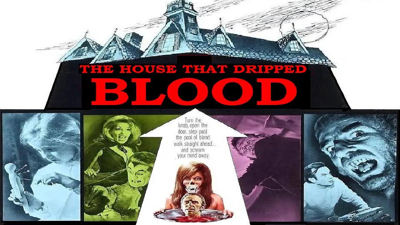 THE HOUSE THAT DRIPPED BLOOD 1971 Horrific House Tells Four Tales of Terror FULL MOVIE HD & W/S