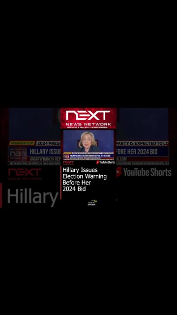 Hillary Issues Election Warning Before Her 2024 Bid #shorts