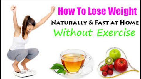 How to lose weight without exercise
