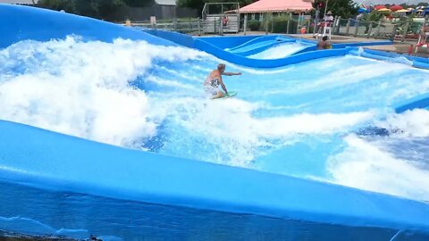 flowrider - Andrew - 11 at Soak City, Kings Island