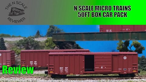 Review: N Scale Micro Trains BNSF 50ft Box Car Runner Pack