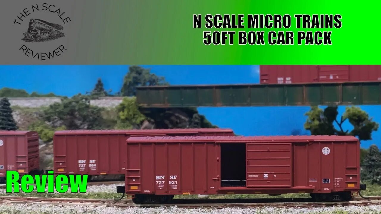 Review: N Scale Micro Trains BNSF 50ft Box Car Runner Pack