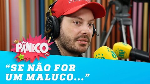 "Se não for um maluco, não vai resolver uma situação maluca", diz Danilo Gentili sobre eleição