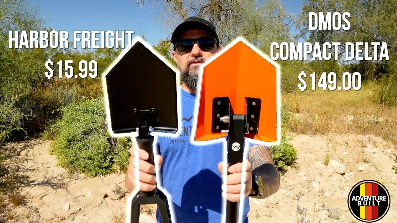 DMOS COMPACT DELTA VERSUS HARBOR FREIGHT BADLANDS SHOVEL | WHICH ONE WOULD YOU BUY? OVERLANDING TEST