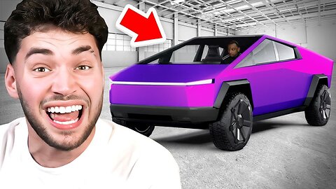 Adin Ross Reveals His New Tesla Cyber Truck!
