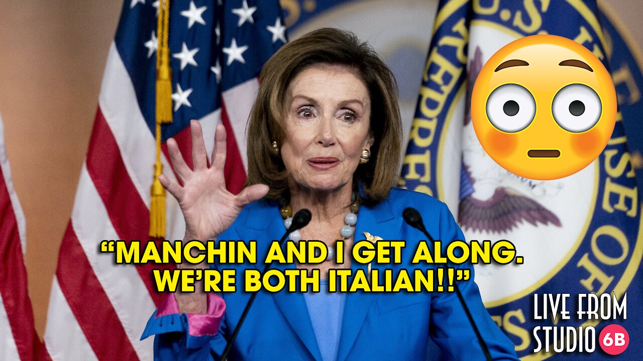 Pelosi & Manchin Are BEST FRIENDS!!!