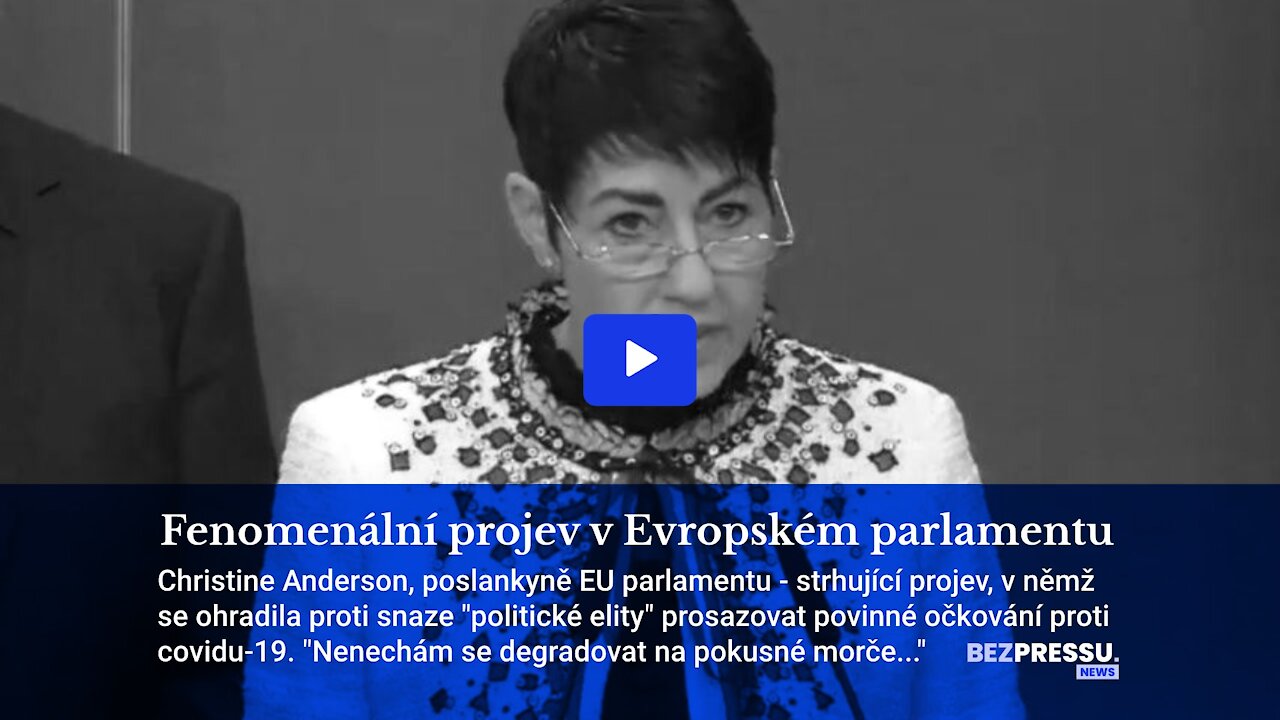 Fenomenální projev v Evropském parlamentu