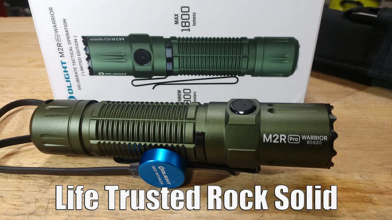 Olight M2R Pro ODG Warrior 21700 5.0 Ah Flashlight Review