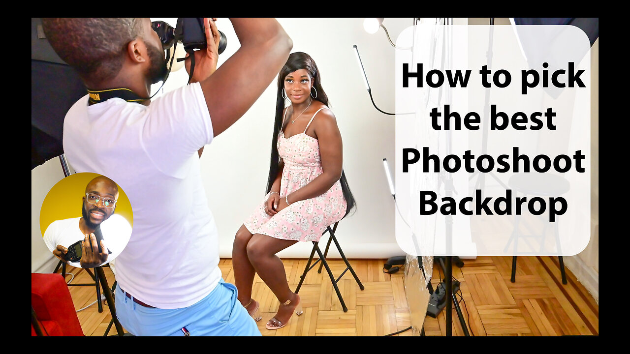 How to pick the best backdrop for a photoshoot with @blackgirlbigcity3569