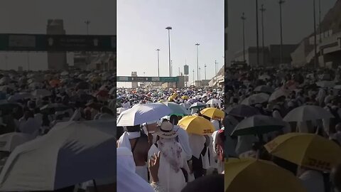 Hajj Day 3: going to jamarat for rami #jamarat #hajj
