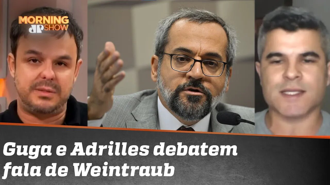 “O Adrilles é uma pessoa de bom gosto”, ironiza Guga Noblat, em debate sobre fala de Weintraub