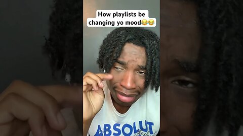 How playlists be changing yo mood😂😂 #dswayy #skit #tiktokshorts #comedy