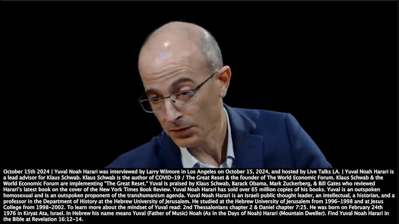 Yuval Noah Harari | "A Letter from St. Paul, Which Scholars Believe Was Actually Forged More Than One Hundred Years After He Was Dead. A Letter to a Disciple Called Timothy, In Which Paul Says Women Should Not Be Leaders."