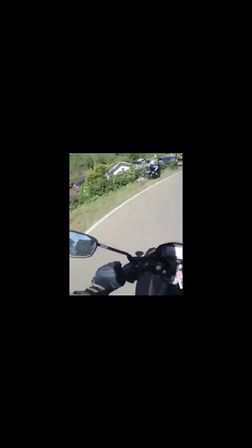 Biker gets passed #funny