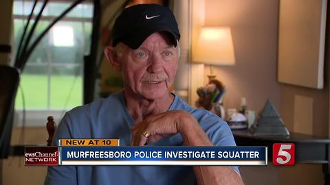 Murfreesboro Police Investigate Squatter