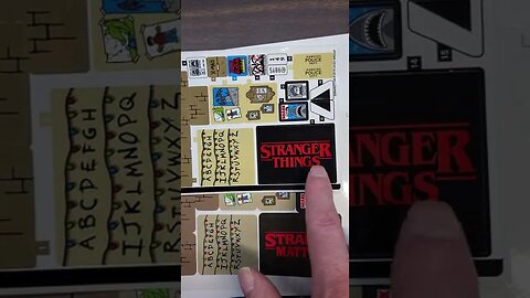 Stranger Things replacement stickers