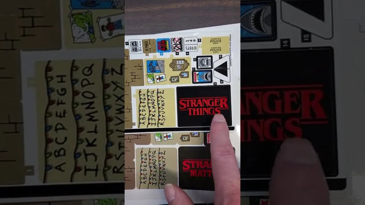 Stranger Things replacement stickers