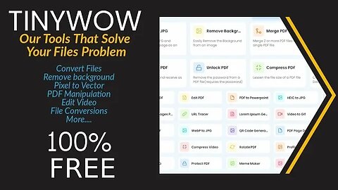 BEST FREE PRODUCTIVITY TOOL IN 2022 - TINYWOW.COM