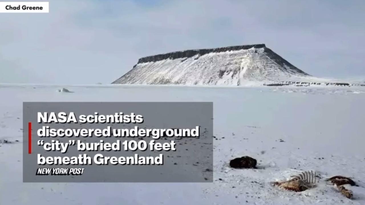 NASA Finds 'UNDERGROUND CITY' Hidden 100 Feet Below Icy Surface of Greenland (12/10/24)