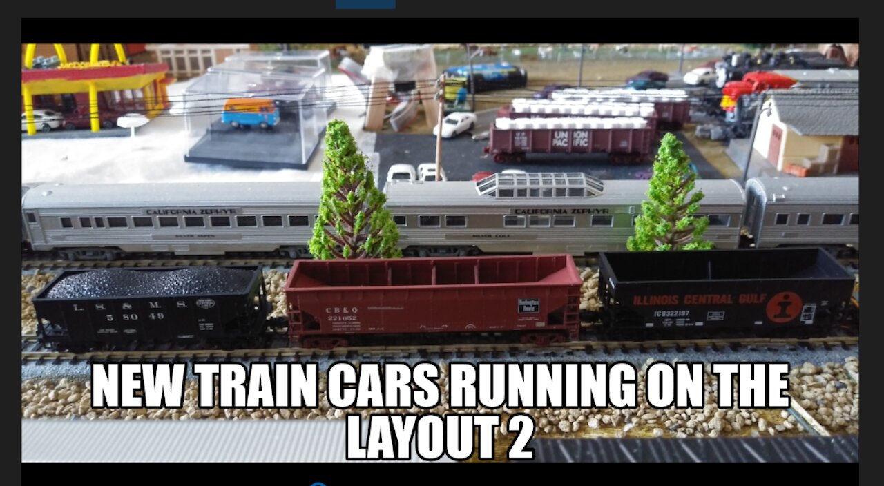 MY BIRTHDAY SPECIAL MORE NEW CARS RUNNING THE LAYOUT