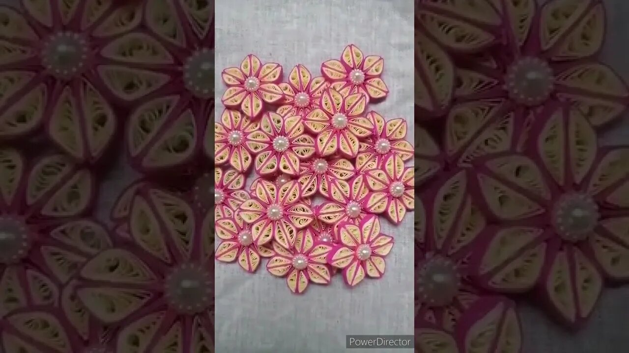 🌼 Beautiful 3D Paper Quilling flowers | ත්‍රිමාණ පේපර් කුවිලින් මල් 🌼@chcreation moratuwa