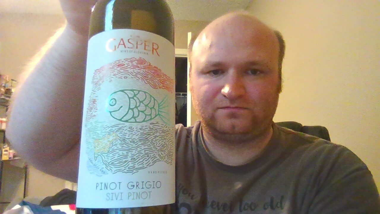 Wine Tasting Gasper Sivi Pinot (Pinot Grigio) 2021 Goriska Brda, Slovenia