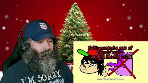 American Reacts to Kevin Bloody Wilson Hey Santa Claus