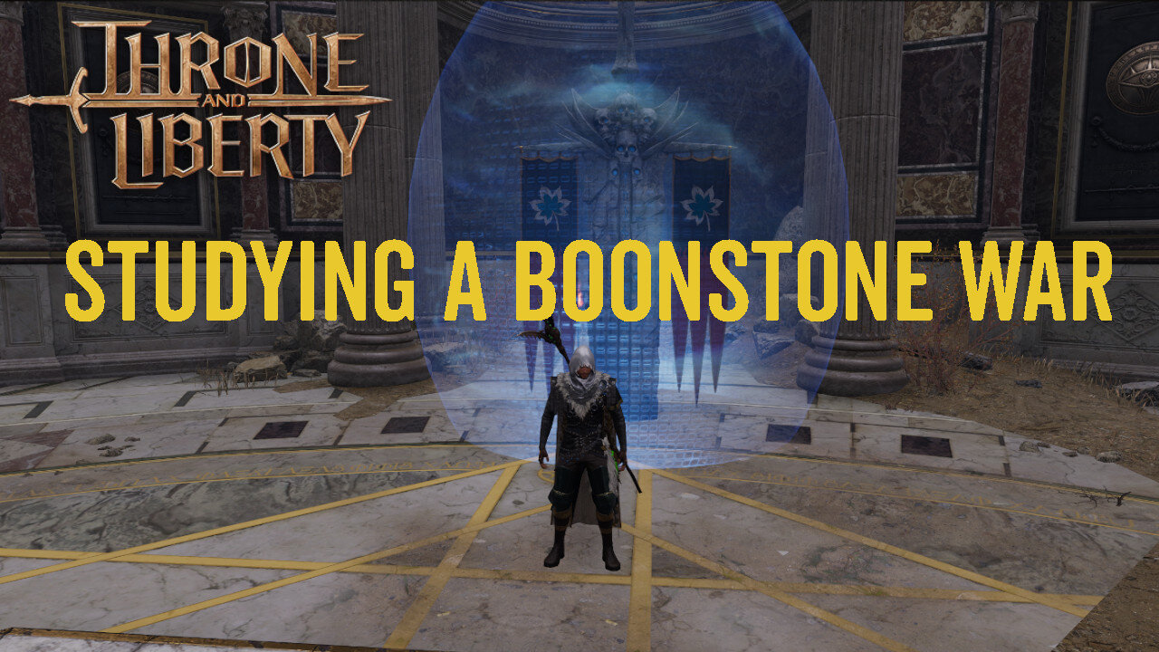 Throne and Liberty - Spectating a Boonstone War (Monolith Wastelands)