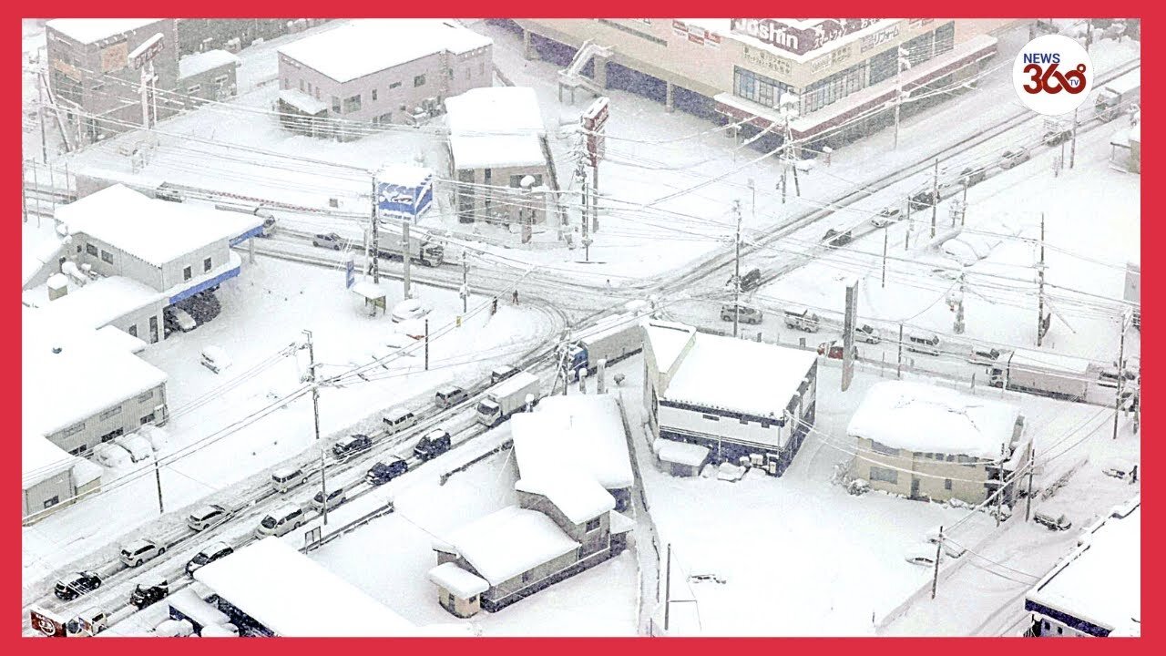 Sea of snow: Records snowfall blankets part of Japan disrupting travels