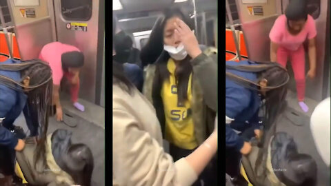 Shocking Footage of Violent Confrontation of High School Girls on Philadelphia Train