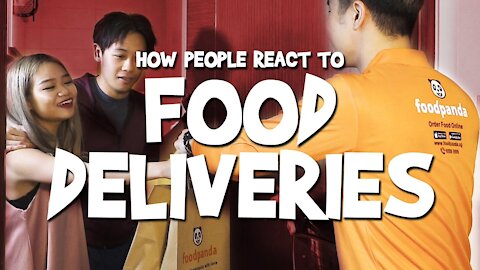 How People React To Food Deliveries!!!!!!!!