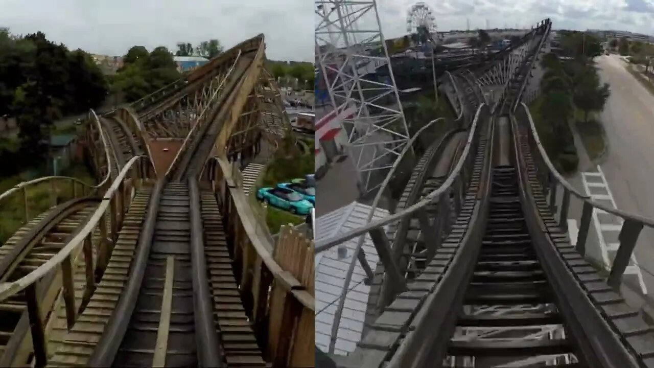 Heidi The ride VS White Lightning - track comparison
