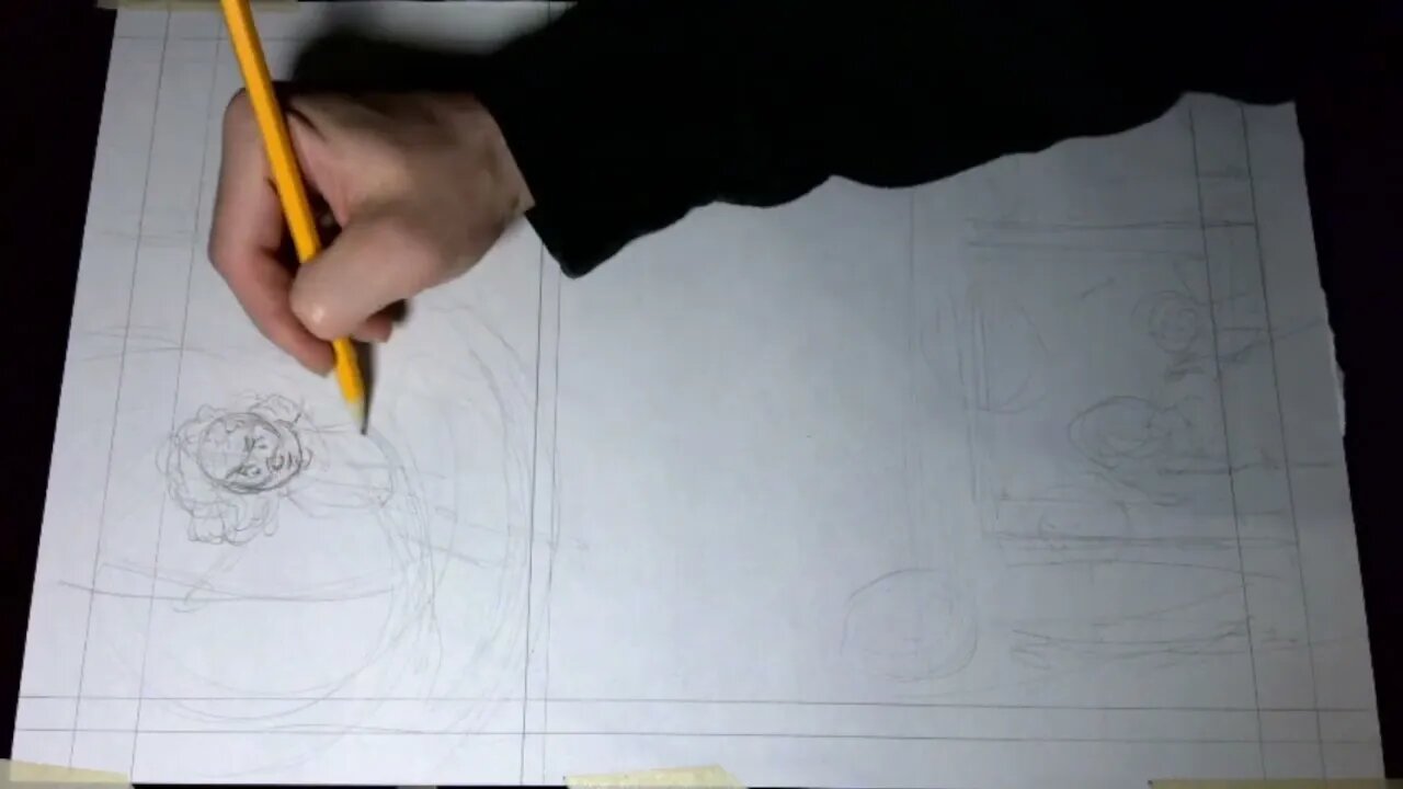 Lo-fi Draw and Chill: Pencil art for page 125