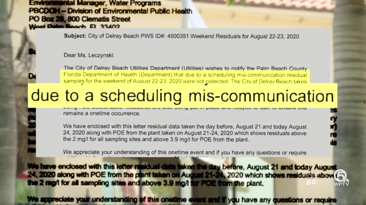 Delray Beach slapped with penalty for missing collection of water samples