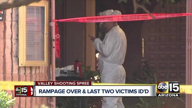 Last two victims identified in Valley shooting spree