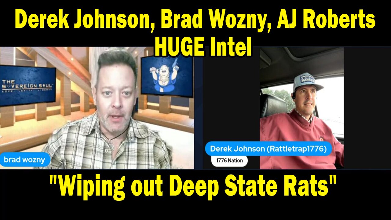 Derek Johnson HUGE Intel Nov 28: Wiping out Deep State Rats w/ Derek Johnson, Brad Wozny, AJ Roberts