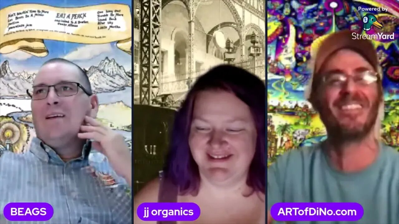 LiveCHATS - Stuffed Beagle & ART of DiNo w/JJOrganics!! Our 1st Livestream Diving Deep into It ALL!