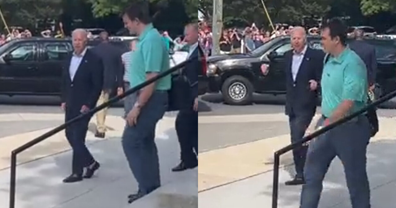 Biden Hops to Prove He's Not Injured After Bike Mishap